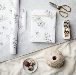 Papel De Regalo La vegetación Eucalyptus Elegante