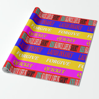 Papel De Regalo la vida en vivo cada momento es preciosa