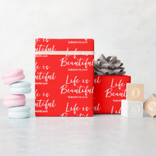 Papel De Regalo La vida es el hermoso sitio web de la marca de blo