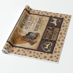 Papel De Regalo La Vida Es Mejor Con Boxee Fleece Blanket, El Amor