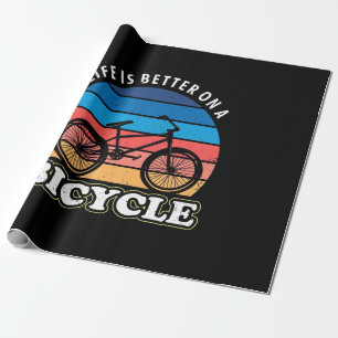 Papel De Regalo La Vida Es Mejor En Bicicleta