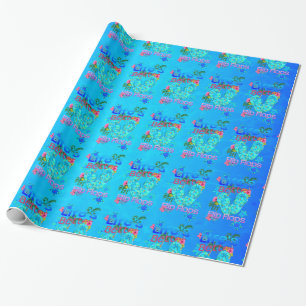 Papel De Regalo La vida es mejor en flips-flopes