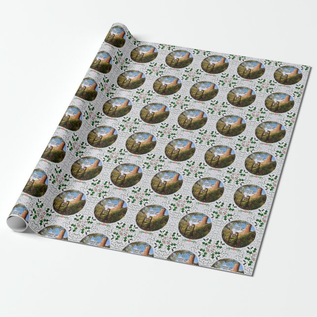 Papel De Regalo La vieja Navidad del castillo de Bothwell en Murra (Desenrollado)