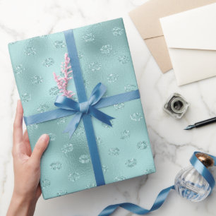 Papel De Regalo Labios de destello de menta Cumpleaños XOXO