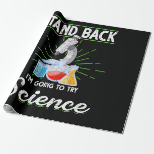 Papel De Regalo Laboratorio de Química Física Ciencia Biología