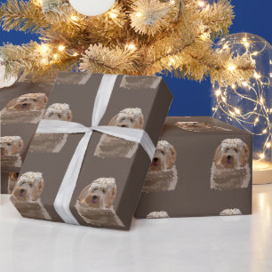 Papel De Regalo Labradoodle Goldendoodle Poodle Perro Mascota