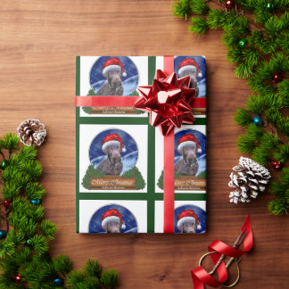 Papel De Regalo Labrador Recuperador Navidades