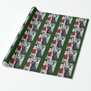 Papel De Regalo Labrador Recuperador Navidades