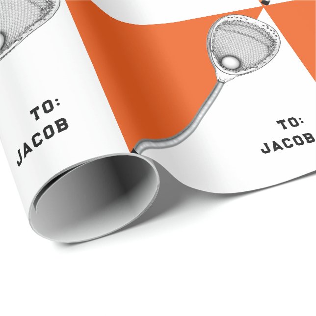 Papel De Regalo Lacrosse Goalie Gift (Esquina del rollo)