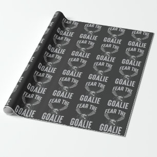 Papel De Regalo Lacrosse Player Lax Goalie Stick Helmet Sport Fun