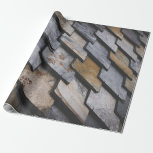 Papel De Regalo Ladrillos marrones y grises