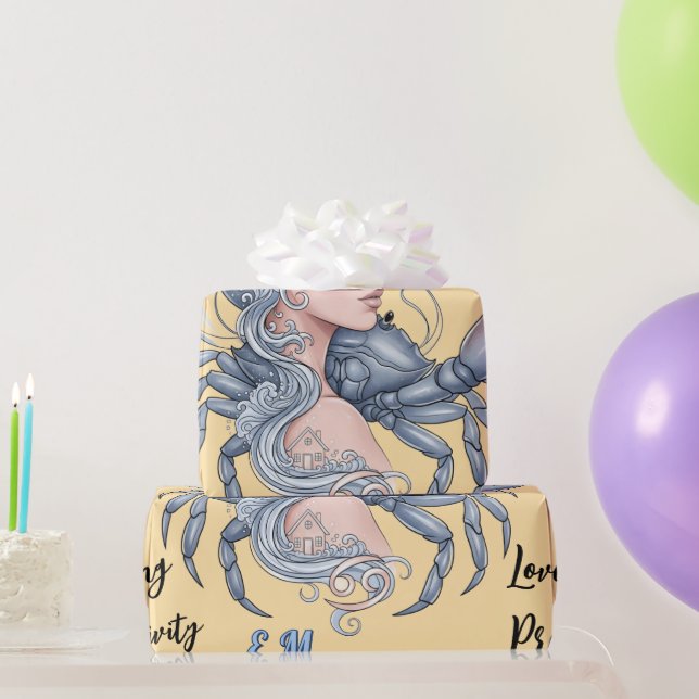 Papel de regalo Lady Cáncer – Envuelve con energía (Regalos de fiesta)