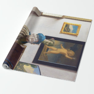 Papel De Regalo Lady parada en un Virginal, Johannes Vermeer