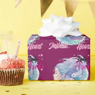 Papel de regalo Lady Piscis