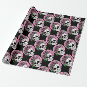 Papel De Regalo Lady Sugar Skull