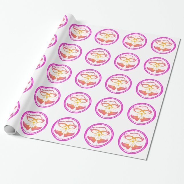 Papel De Regalo Lady Triathlon, triatlón femenino (Desenrollado)