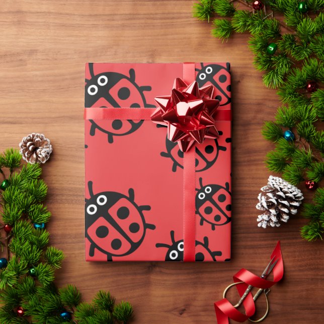 Papel De Regalo ladybird y Ladybug (Regalo de vacaciones)
