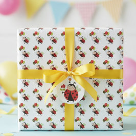 Papel De Regalo Ladybug Birthday Wrapping Paper