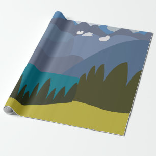 Papel De Regalo Lago de montaña de los Alpes