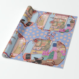 Papel De Regalo LALATOWN Shopping Day Wrapping Paper 1