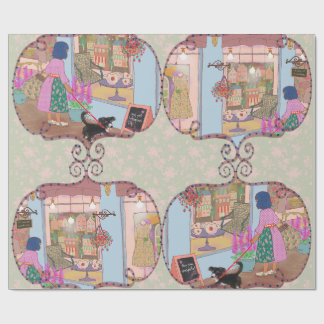 Papel De Regalo LALATOWN Shopping Day Wrapping Paper 2