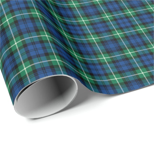 Papel De Regalo Lamont Clan Tartán (Esquina del rollo)
