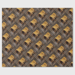 Papel De Regalo Lámparas de aceite de carbón de vagón cubiertas Pa