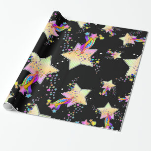 Papel De Regalo Lámparas de la estrella del arte pop de Maxxed