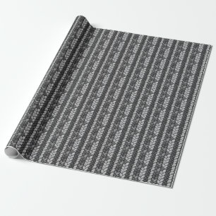Papel De Regalo Lana de punto gris