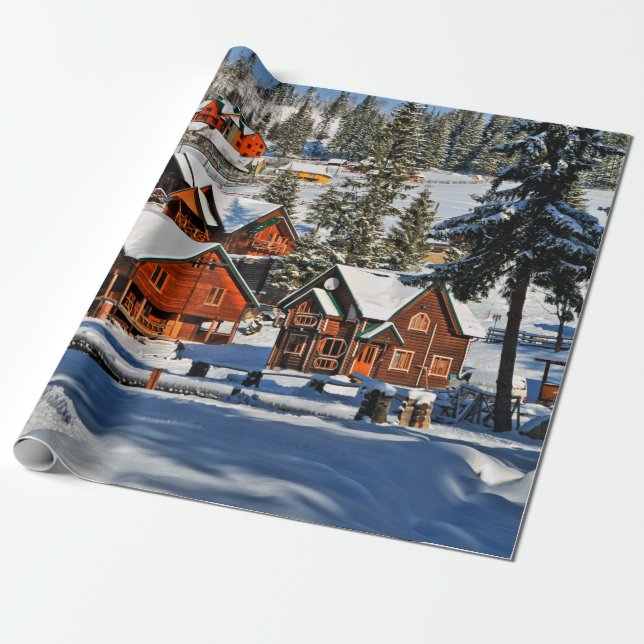 Papel De Regalo Landscapemountain,ski,snow,winter,active,air,cold, (Desenrollado)