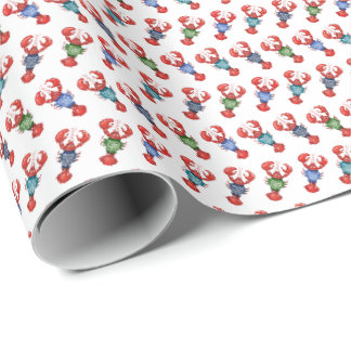 Papel De Regalo Langostas de Fair Isle