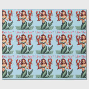 Papel De Regalo Langostas de la sirena sujetando Thunder_Cove