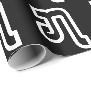 Papel De Regalo Lao/Laos Número siete / 7 / ໗ (Jet/Chet) Laotiano