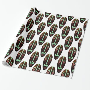 Papel De Regalo Larga máscara tiki Thunder_Cove
