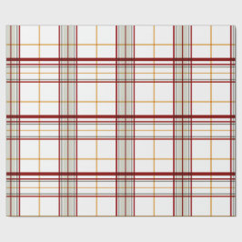 Papel De Regalo Large Plaid Modern Holiday Wrapping Paper