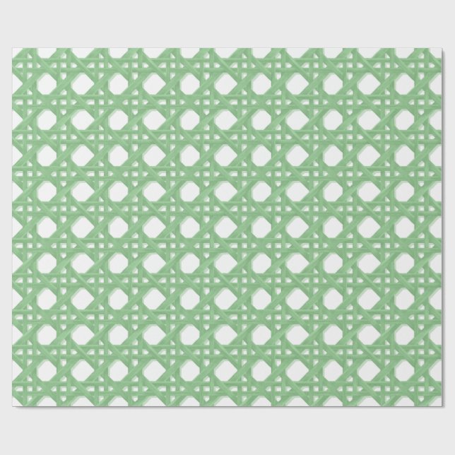 Papel De Regalo Large SLLY CANING IN 95ca92 GREEN (Superficie plana)