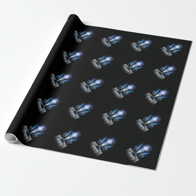 Papel De Regalo Las Alas De La Antropolis (Desenrollado)