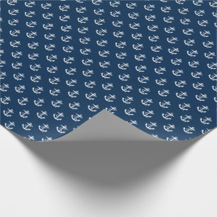 Papel De Regalo Las anclas lejos náuticas personalizan