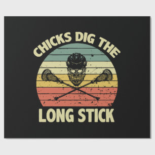 Papel De Regalo Las Chicas Encavan El Palo Largo