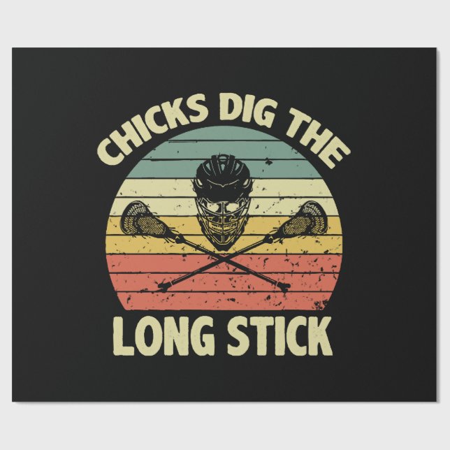 Papel De Regalo Las Chicas Encavan El Palo Largo (Superficie plana)