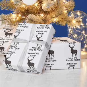 Papel De Regalo Las Cornamentas Han Vuelto Es Hora De Luchar Cita 