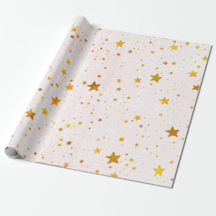 Papel De Regalo Las estrellas doradas
