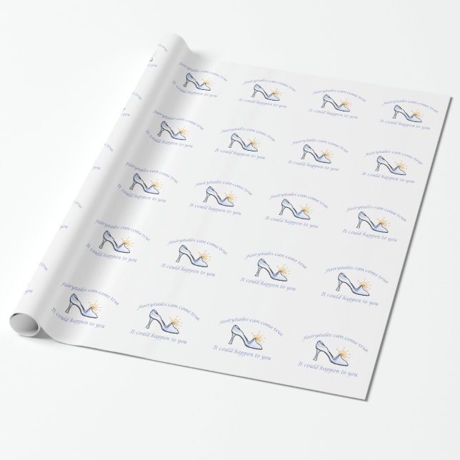 PAPEL DE REGALO LAS FAIRYTALES PUEDEN HACERSE REALIDAD (Desenrollado)