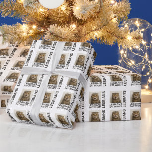Papel De Regalo Las lesbianas comen qué divertido