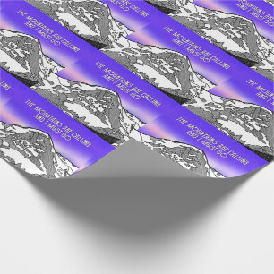 Papel De Regalo Las montañas están llamando y debo irme