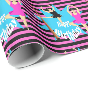 Papel De Regalo Las mujeres de las clases de ballet bailando feliz