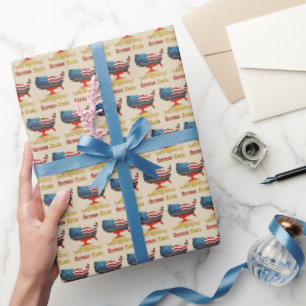 Papel De Regalo Las raíces americanas alemanas