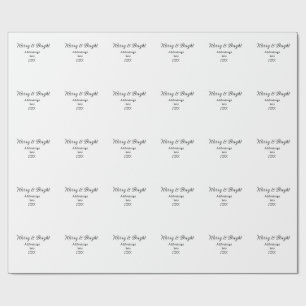 Papel De Regalo Las vacaciones de los Navidades más brillantes aña