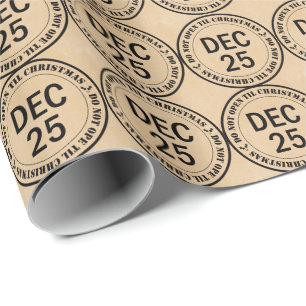 Papel De Regalo Las vacaciones no abren Navidades hasta que envuel