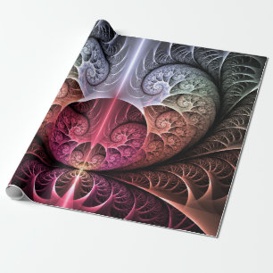Papel De Regalo Latido, Arte fractal surrealista abstracto